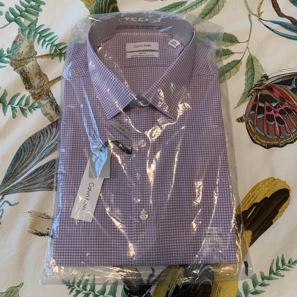 NWT Men's Calvin Klein Dress Shirt